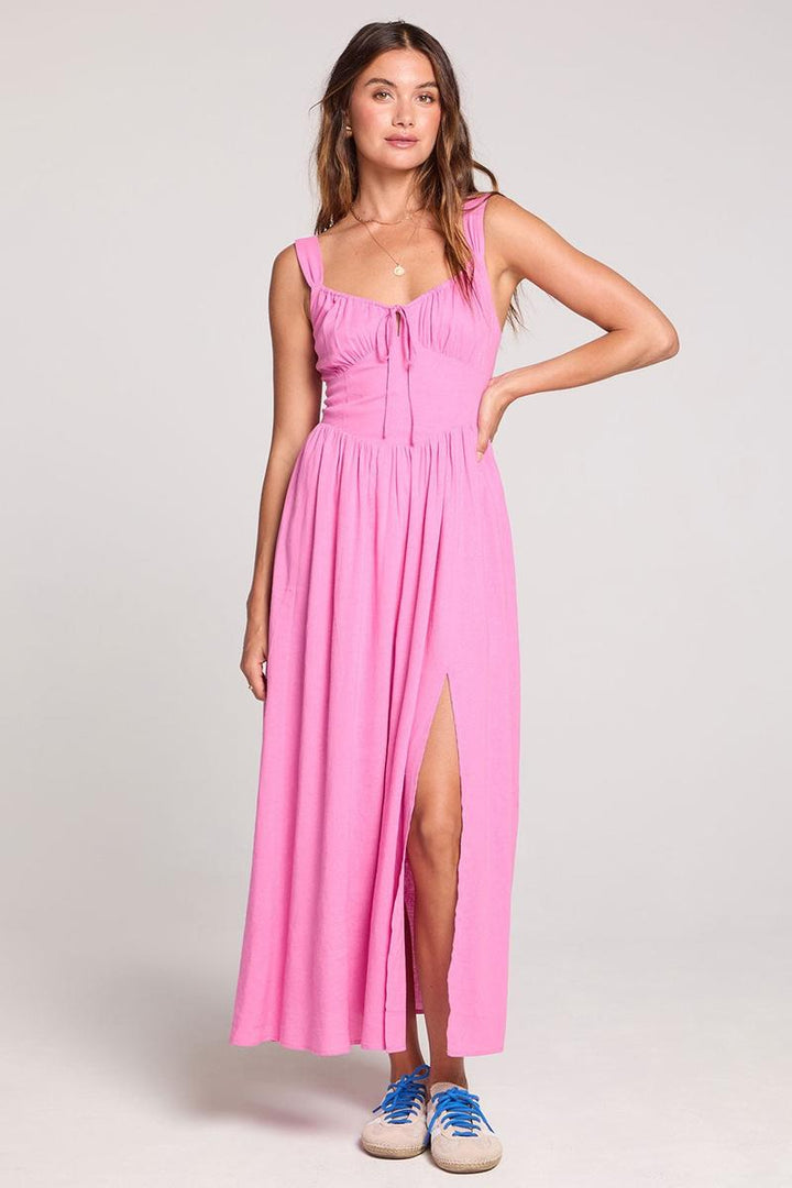 Saltwater LUXE - Hayley Midi Dress in Magnolia