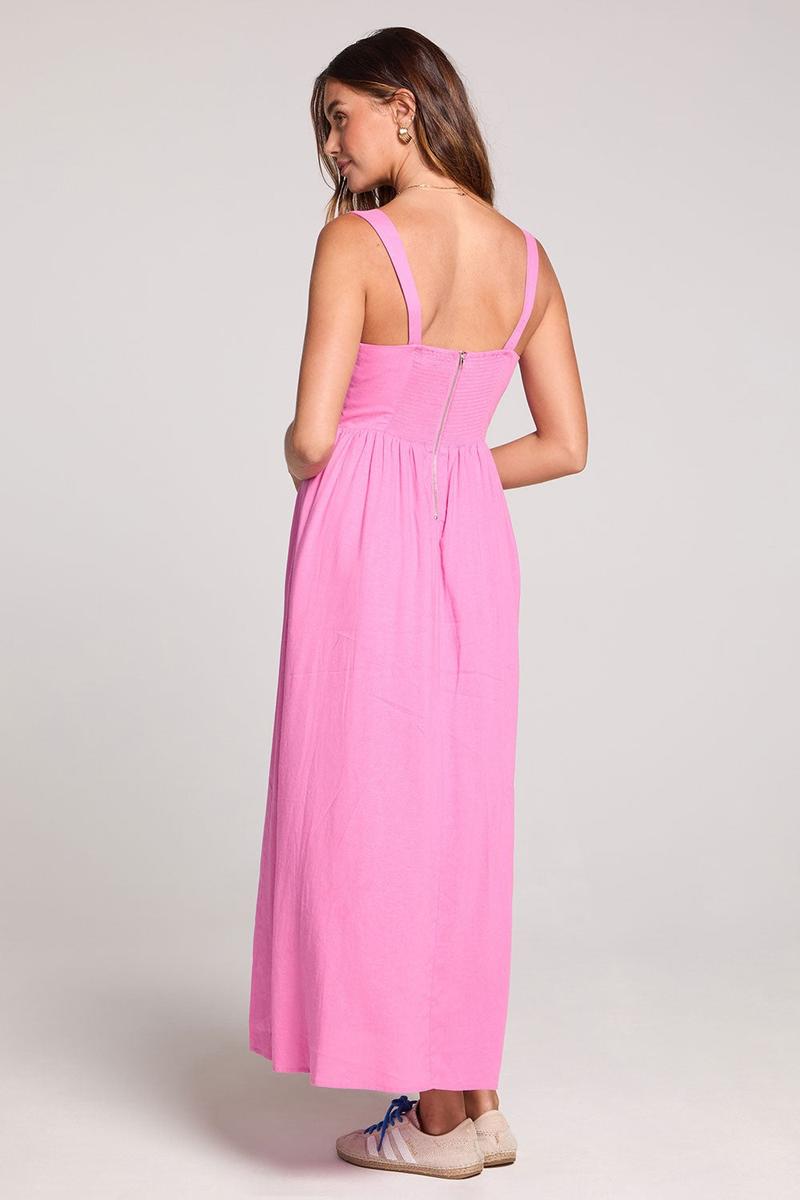 Saltwater LUXE - Hayley Midi Dress in Magnolia