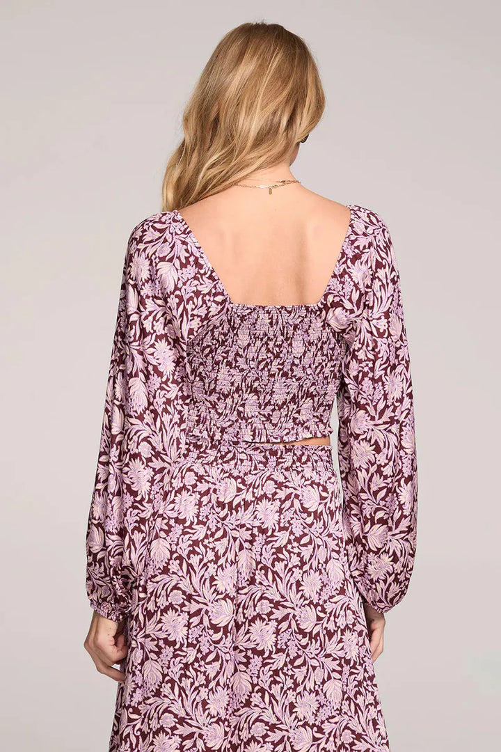 Saltwater LUXE - Cordell Top in Sangria