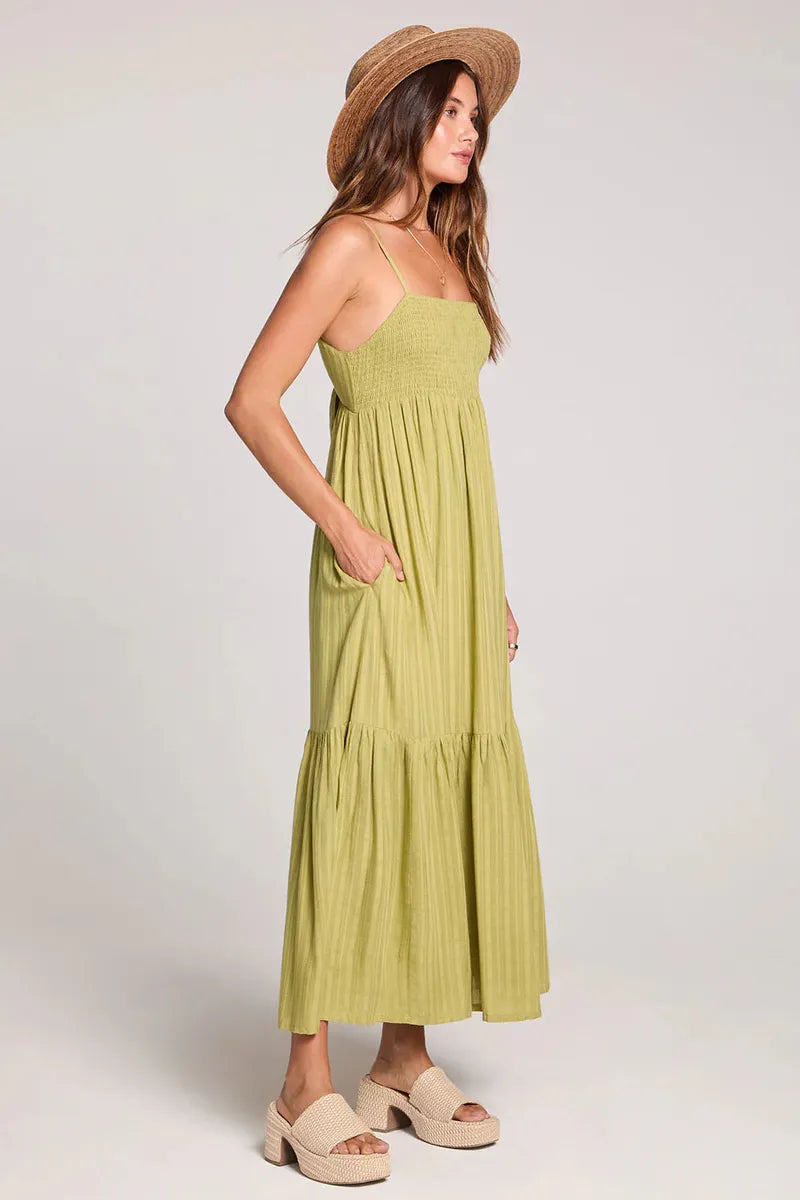 Saltwater LUXE - Sabrina Willow Mini Dress in Willow
