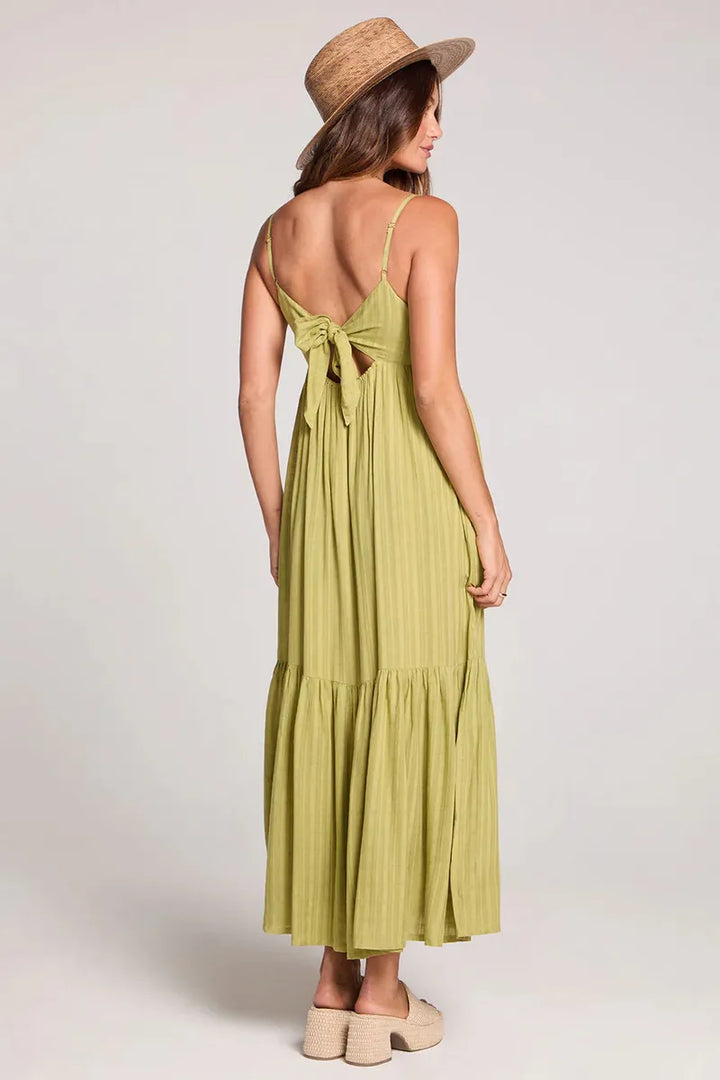 Saltwater LUXE - Sabrina Willow Mini Dress in Willow