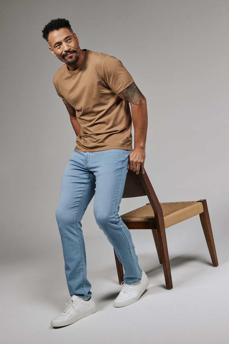 7DIAMONDS - Modal Crew Neck Tee in Desert