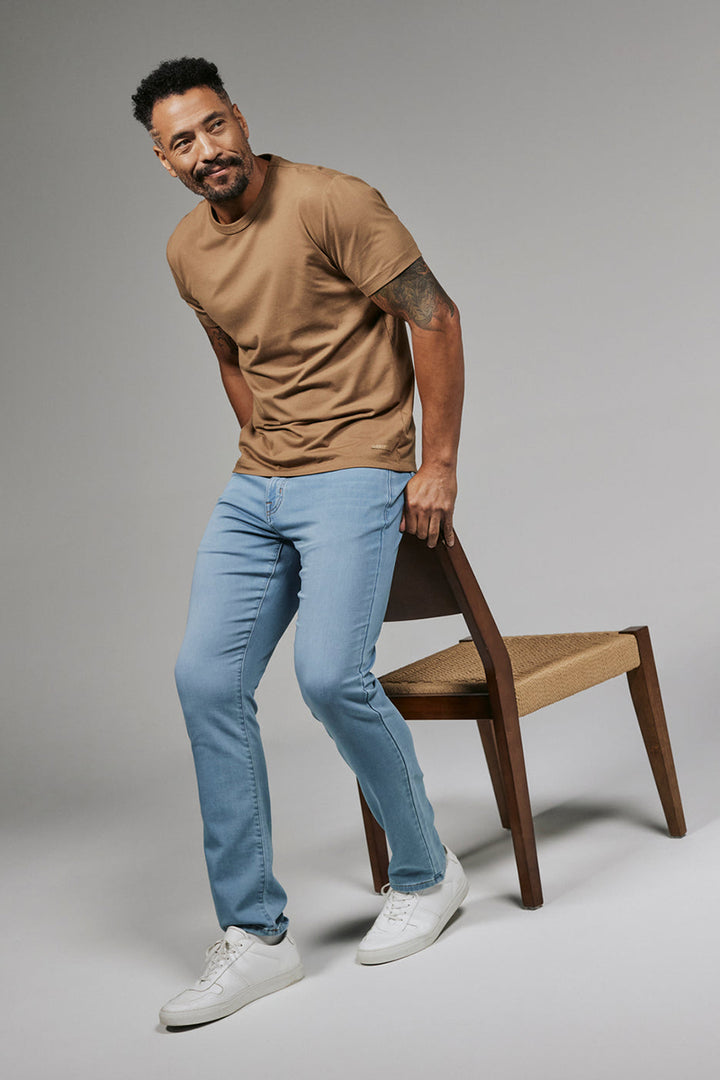 7DIAMONDS - Modal Crew Neck Tee in Desert