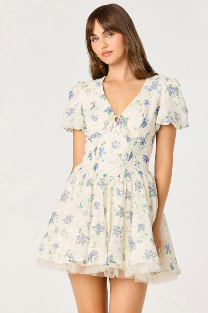 ASTR - Sommer Dress in Ivory Floral