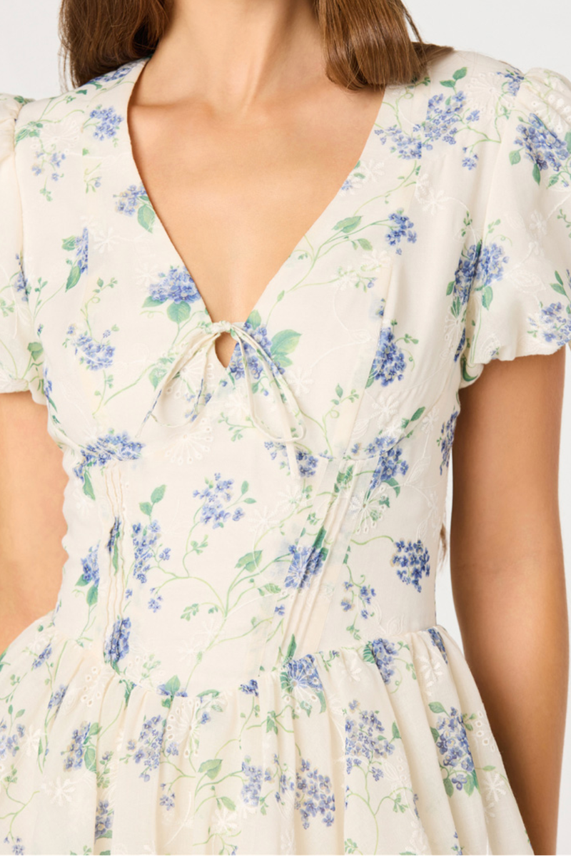 ASTR - Sommer Dress in Ivory Floral