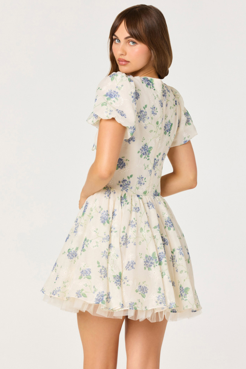 ASTR - Sommer Dress in Ivory Floral