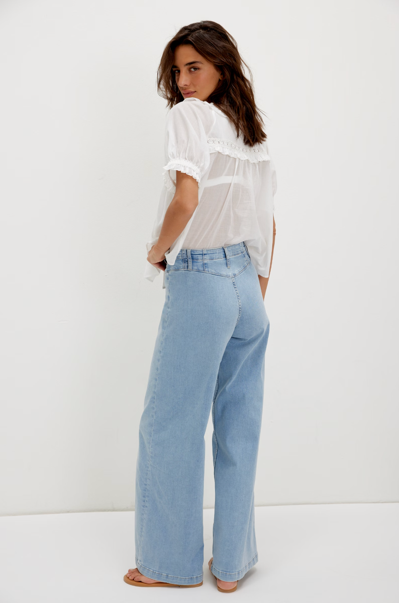 Free People - We The Free Libre Wide-Leg Jeans in Palermo