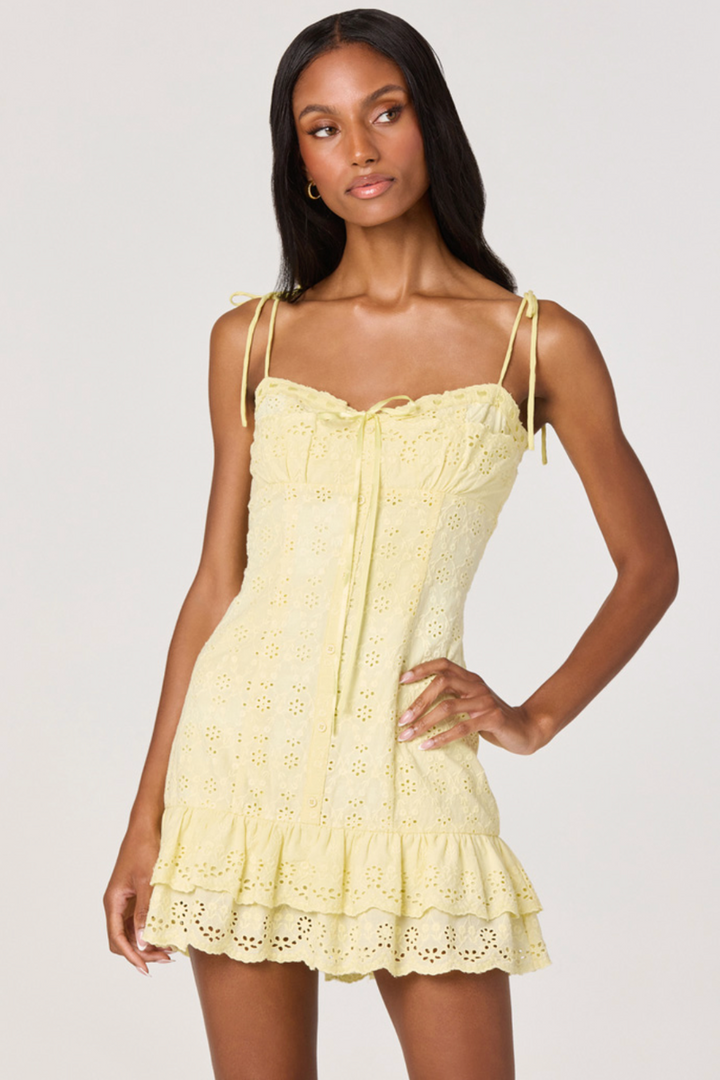 ASTR The Label - Kelley Dress in Lemon