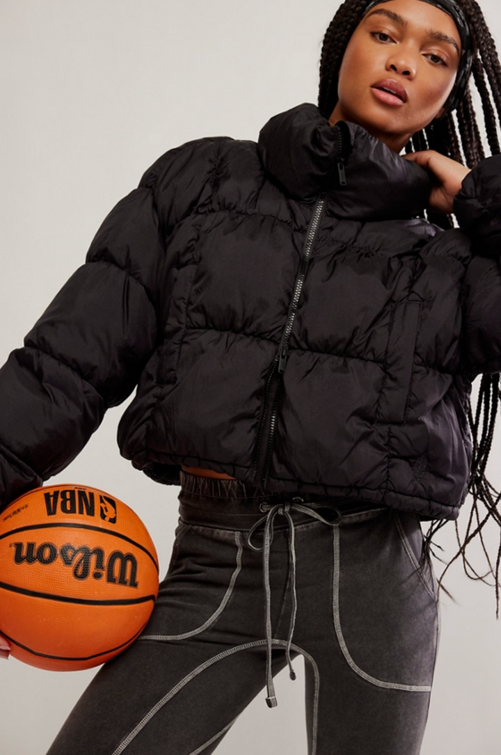 Free People Movement - In a Bubble Puffer Jacket in Black