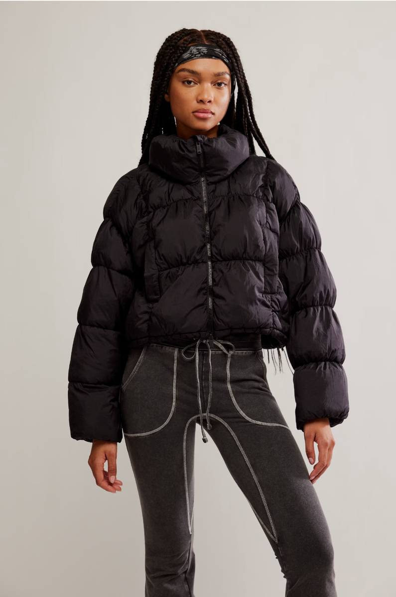 Free People Movement - In a Bubble Puffer Jacket in Black