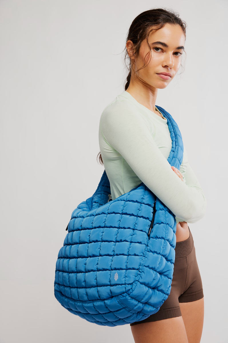Free People Movement - Quilted Carryall in Deep Teal