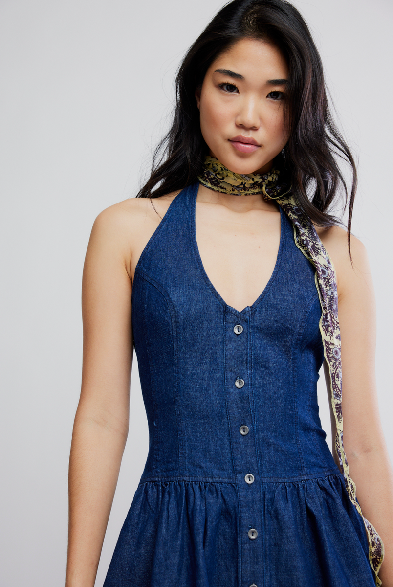 Free People Clean Break Denim Mini M