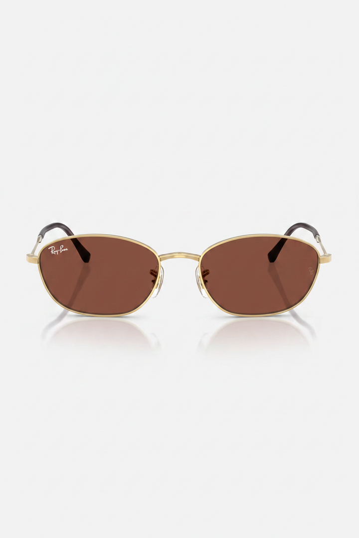 Ray Ban - Arista with Gold Polished Frame and Red Lenses - RB3749 001/C5 55-18