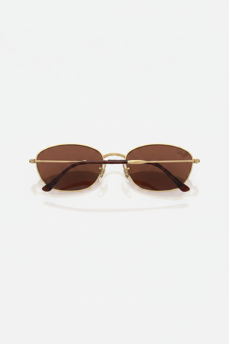 Ray Ban - Arista with Gold Polished Frame and Red Lenses - RB3749 001/C5 55-18