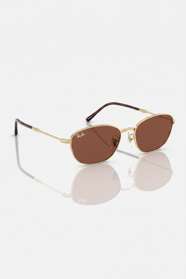 Ray Ban - Arista with Gold Polished Frame and Red Lenses - RB3749 001/C5 55-18