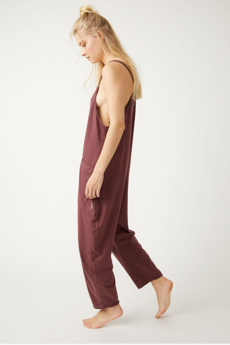 Free People Movement - Hot Shot Onesie in Pomegranate