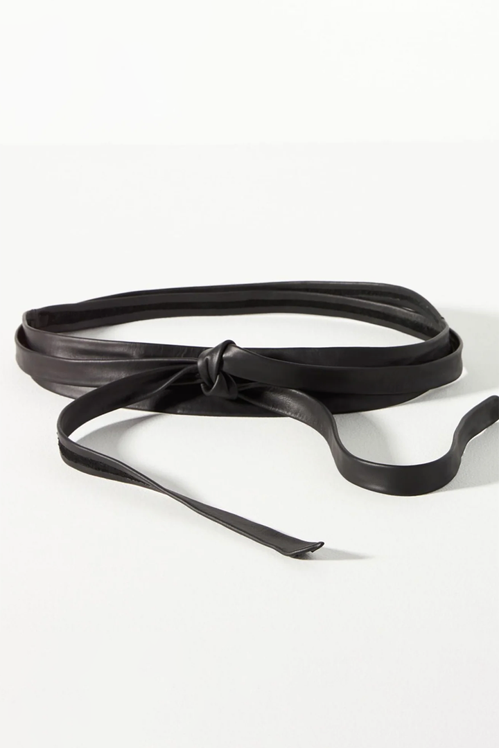 ADA Collection Belts - Midi Wrap Belt in Black