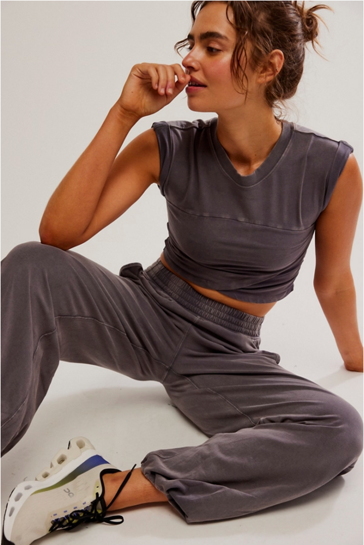 Free People Movement - Hot Shot Crossover Set in Gunmetal