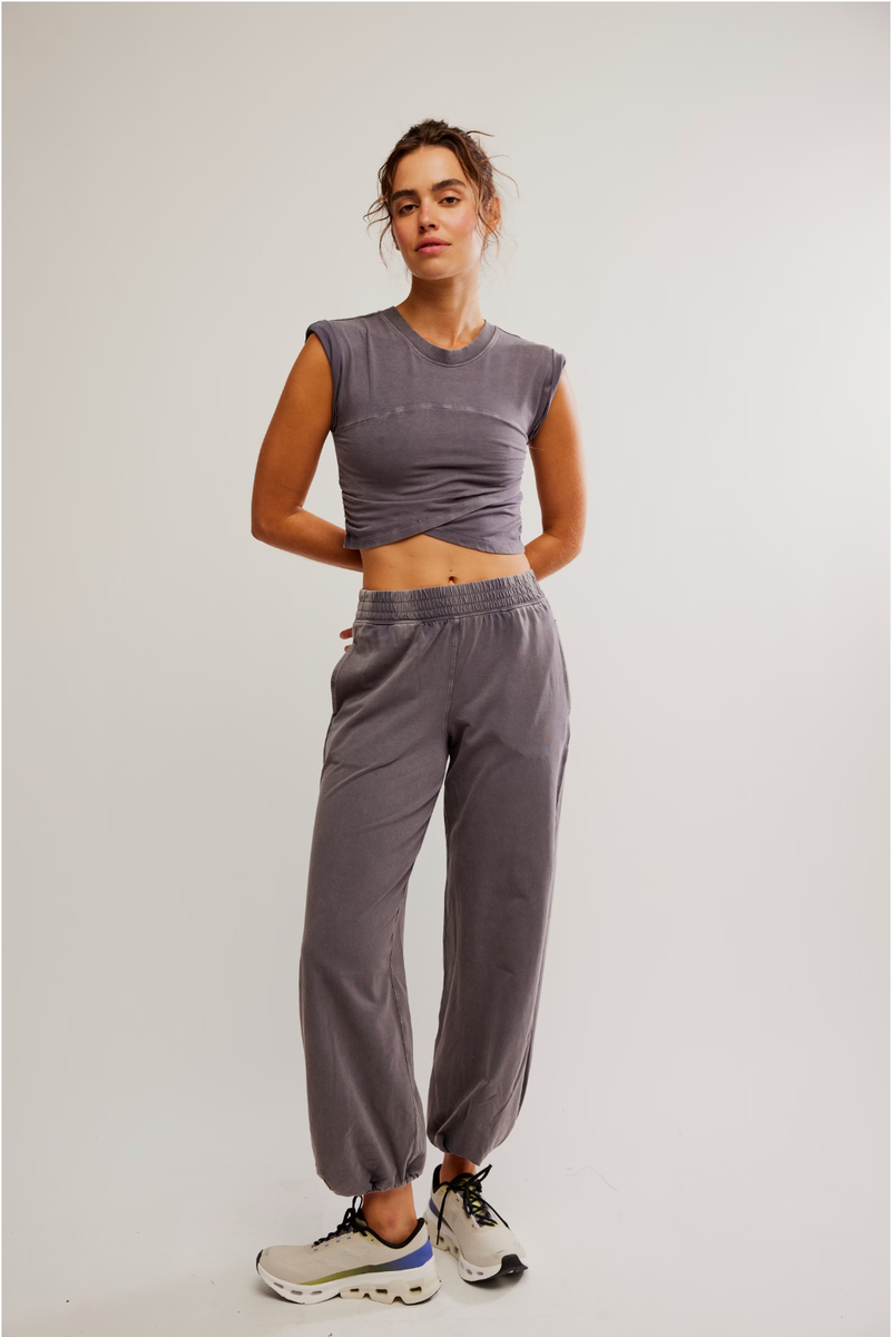 Free People Movement - Hot Shot Crossover Set in Gunmetal