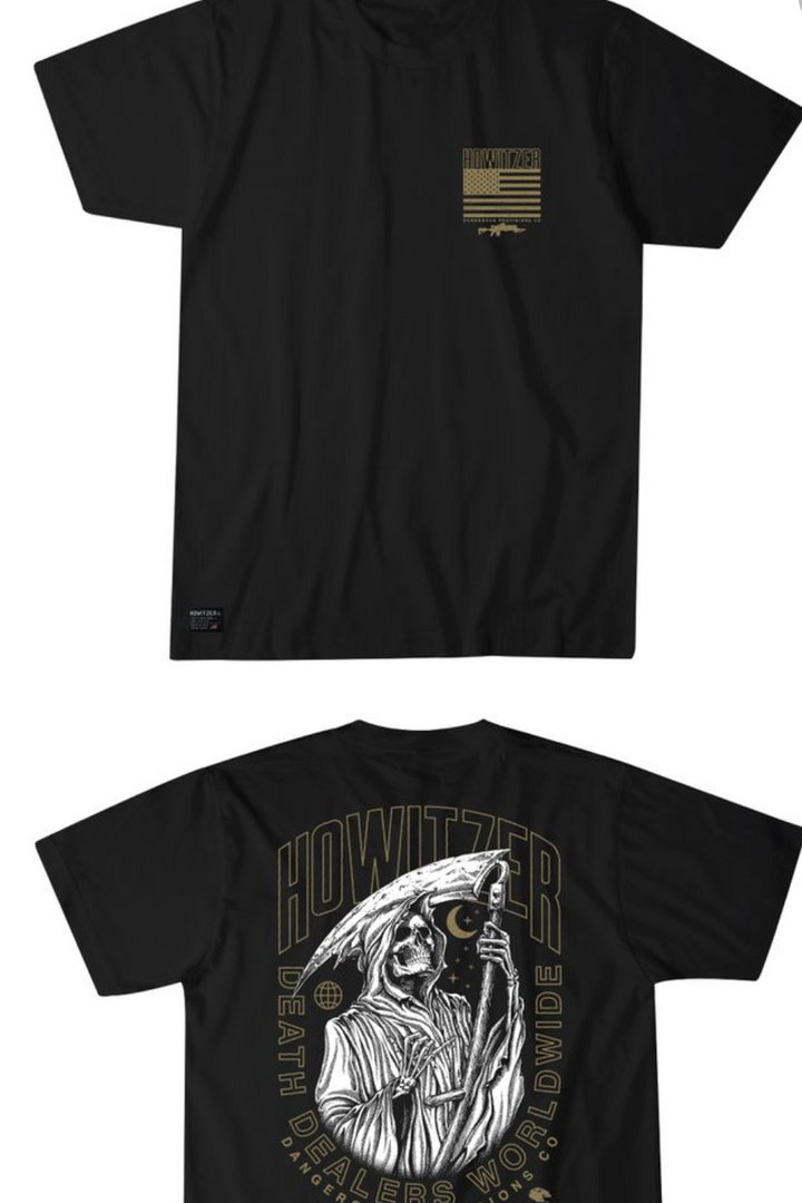 HOWITZER - Worldwide Short Sleeve Tee in Black