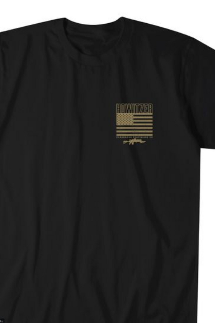 HOWITZER - Worldwide Short Sleeve Tee in Black