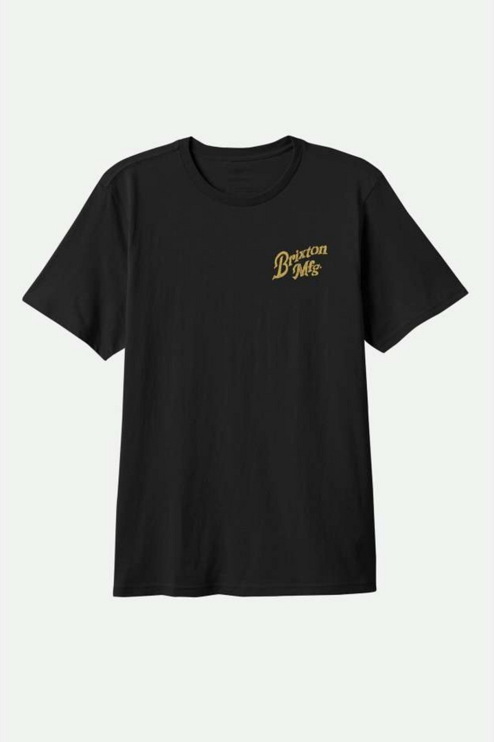 Brixton - Rothwell Short Sleeve T-Shirt in Black