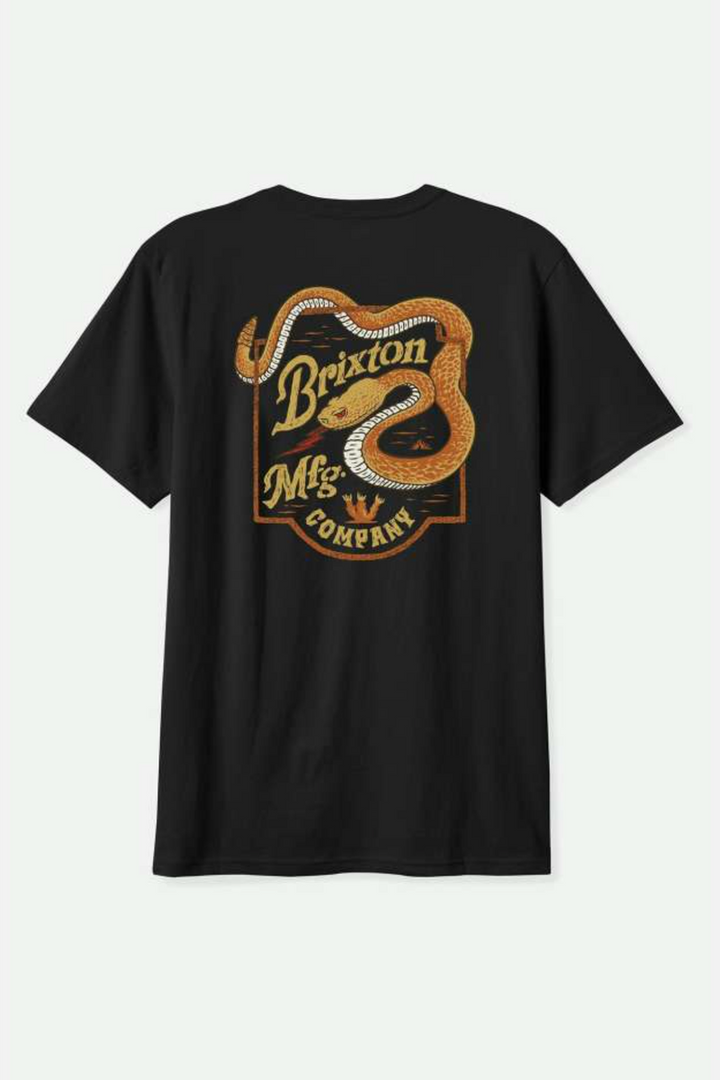 Brixton - Rothwell Short Sleeve T-Shirt in Black