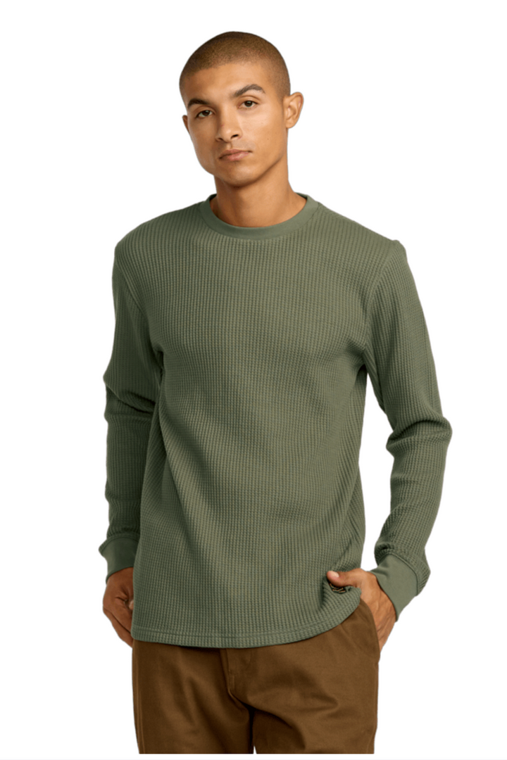 RVCA - Dayshift Thermal Long Sleeve in Olive