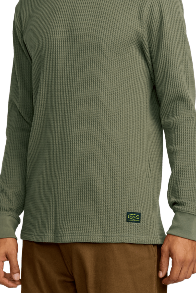 RVCA - Dayshift Thermal Long Sleeve in Olive
