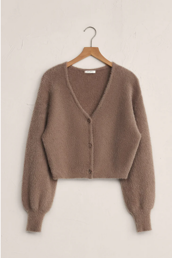 Z Supply - Sadira Fluffy Cardigan in Moonlight