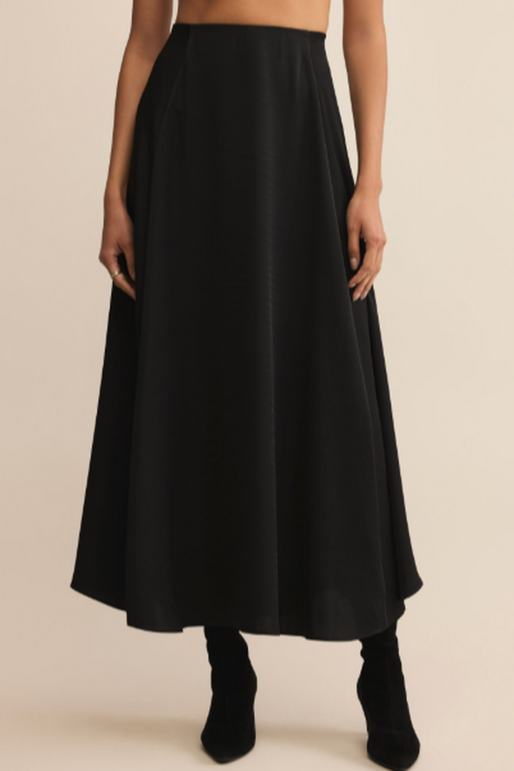 Z Supply - Northpointe Midi Skirt in Black