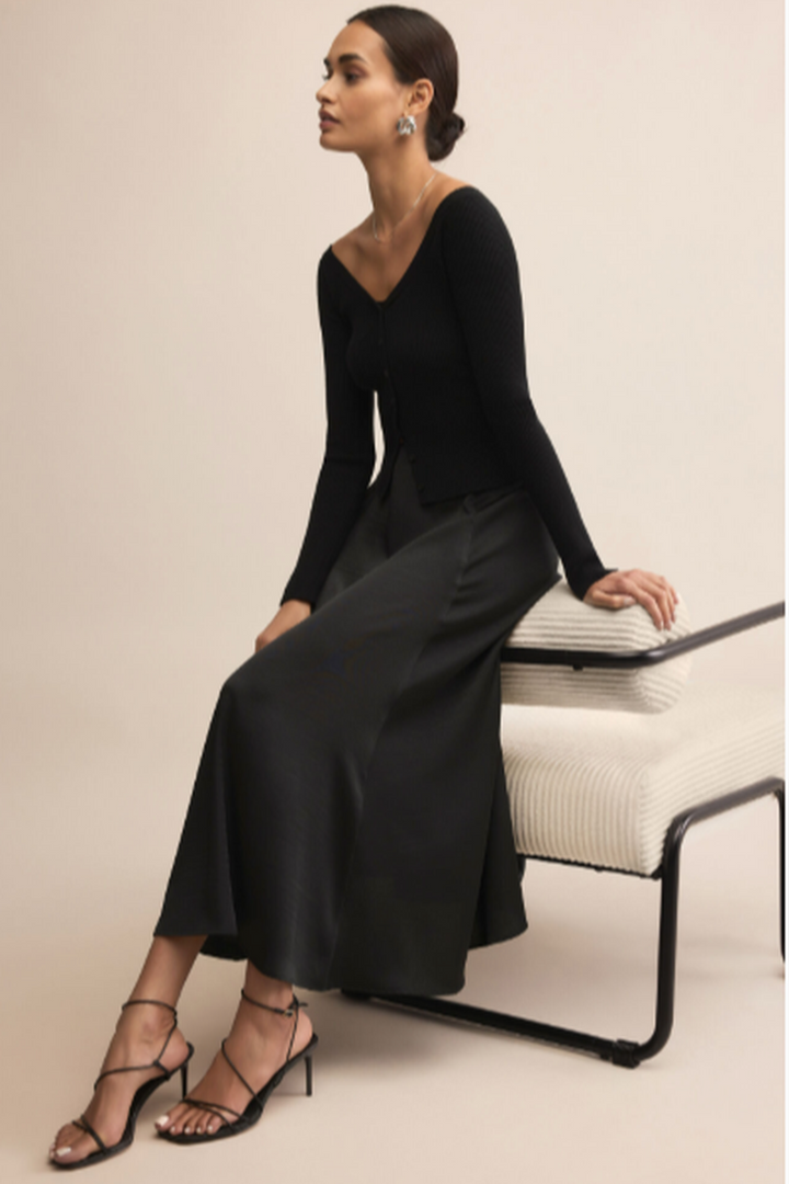 Z Supply - Northpointe Midi Skirt in Black