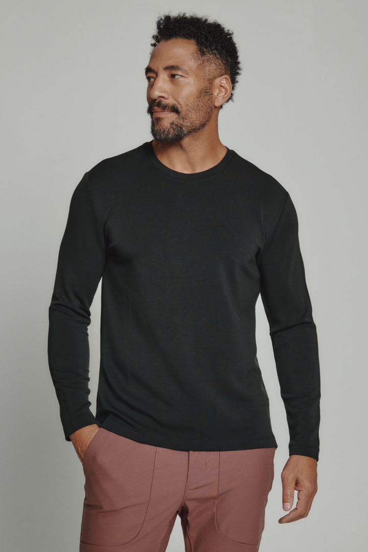 7DIAMONDS - Rev Tee Long Sleeve in Black