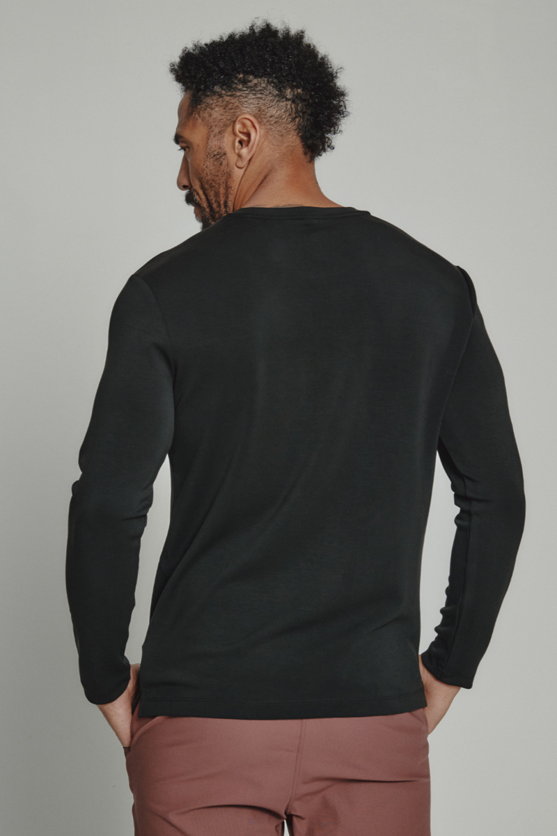7DIAMONDS - Rev Tee Long Sleeve in Black