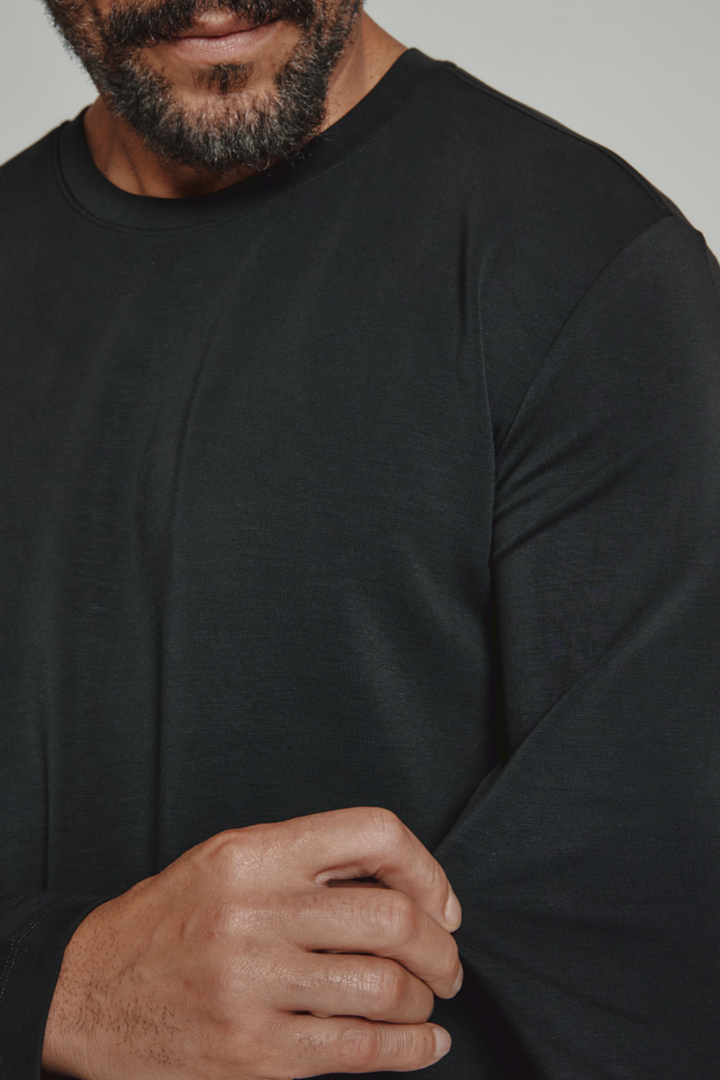 7DIAMONDS - Rev Tee Long Sleeve in Black