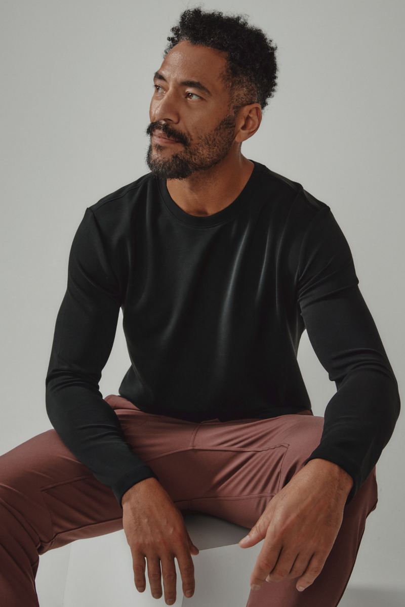 7DIAMONDS - Rev Tee Long Sleeve in Black