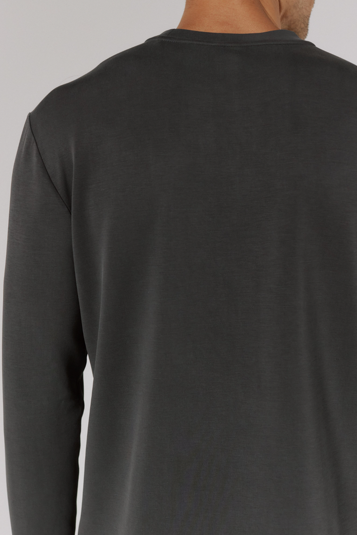 7DIAMONDS - Rev Tee Long Sleeve in Anthracite
