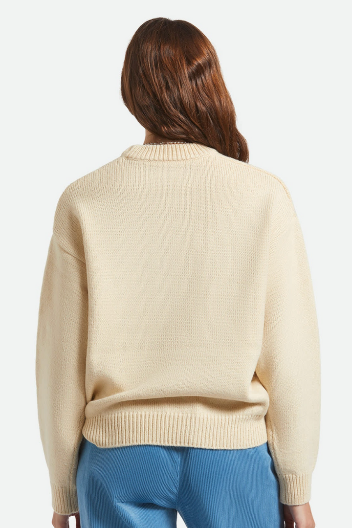 Brixton - Brixton Ranching Club Crew Sweater in Whitecap