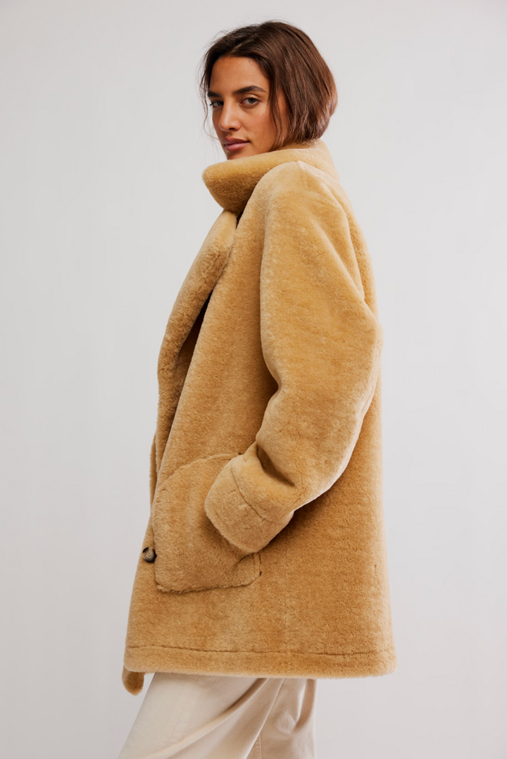 Free People - Mari Reversible in Tan Cream Combo