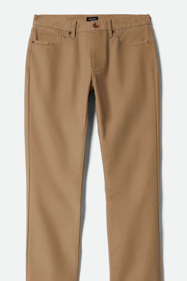 Brixton - Builders 5 Pocket Stretch Pant in Khaki