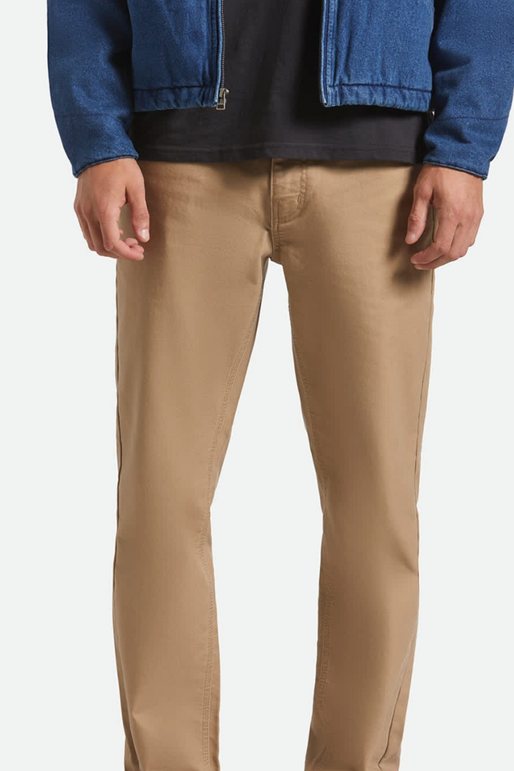 Brixton - Builders 5 Pocket Stretch Pant in Khaki