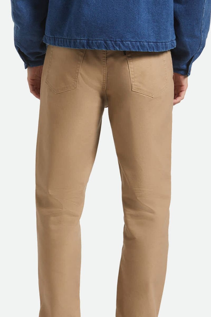 Brixton - Builders 5 Pocket Stretch Pant in Khaki