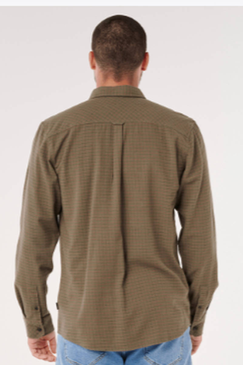 Rip Curl - Classic Surf Checked In Flannel in Cactus Green