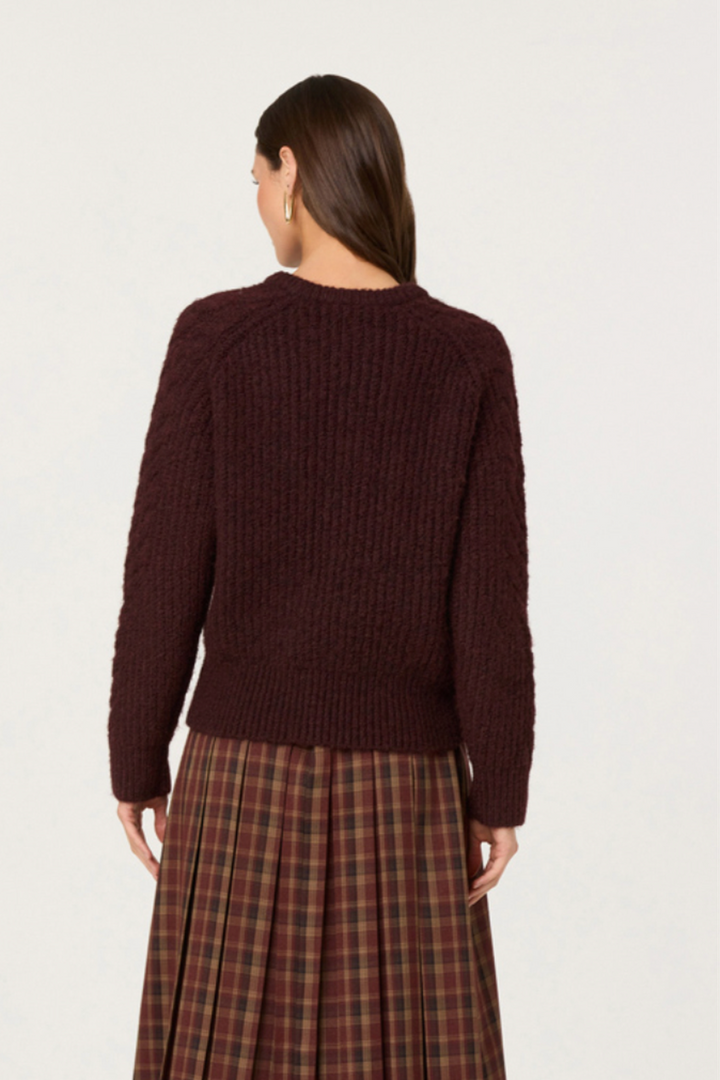Astr - Taran Sweater in Wine