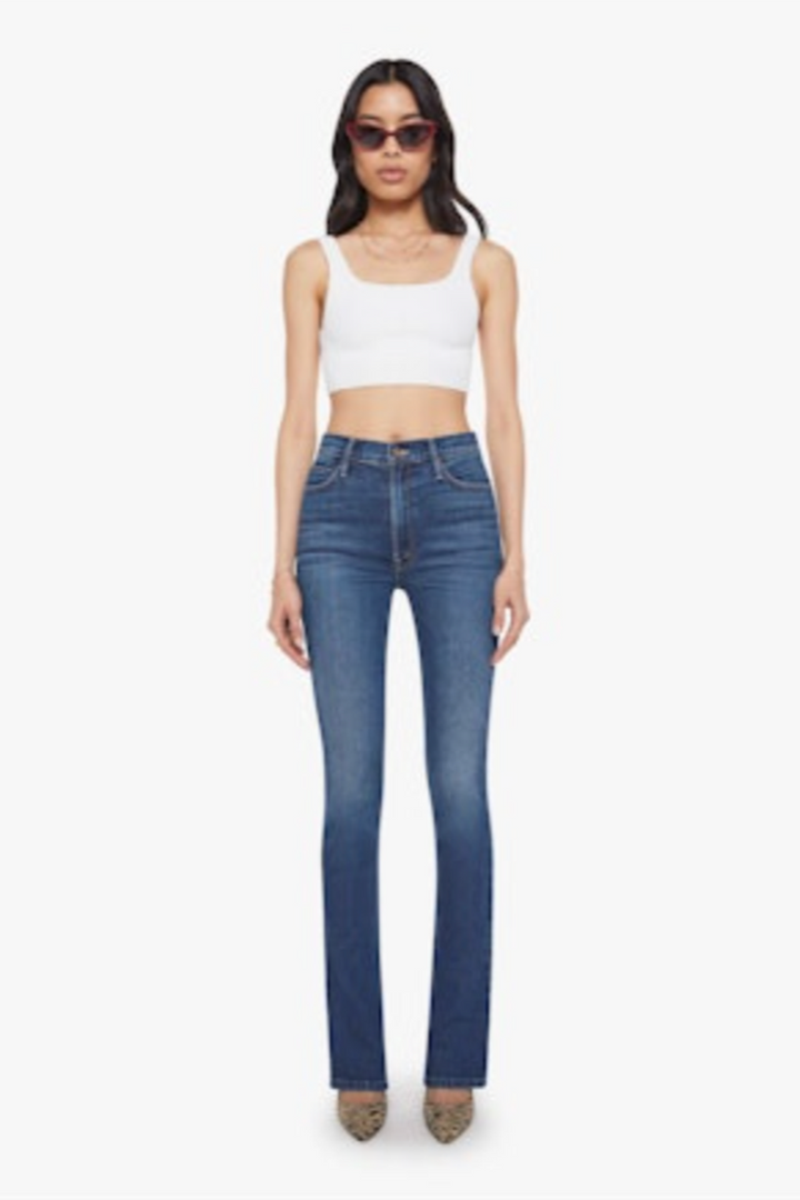 Mother Denim - High Waisted Runaway in Shine On