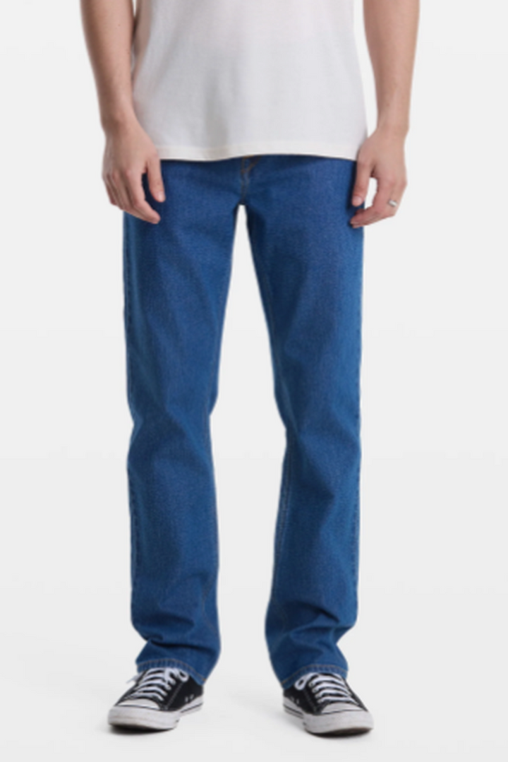 Volcom - Solver Modern Fit Jeans in Deep River Blues
