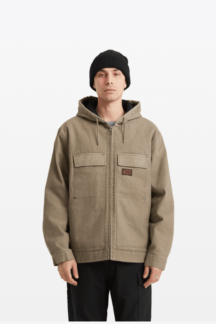 Volcom - Freshdust Workwear Jacket in Brindle