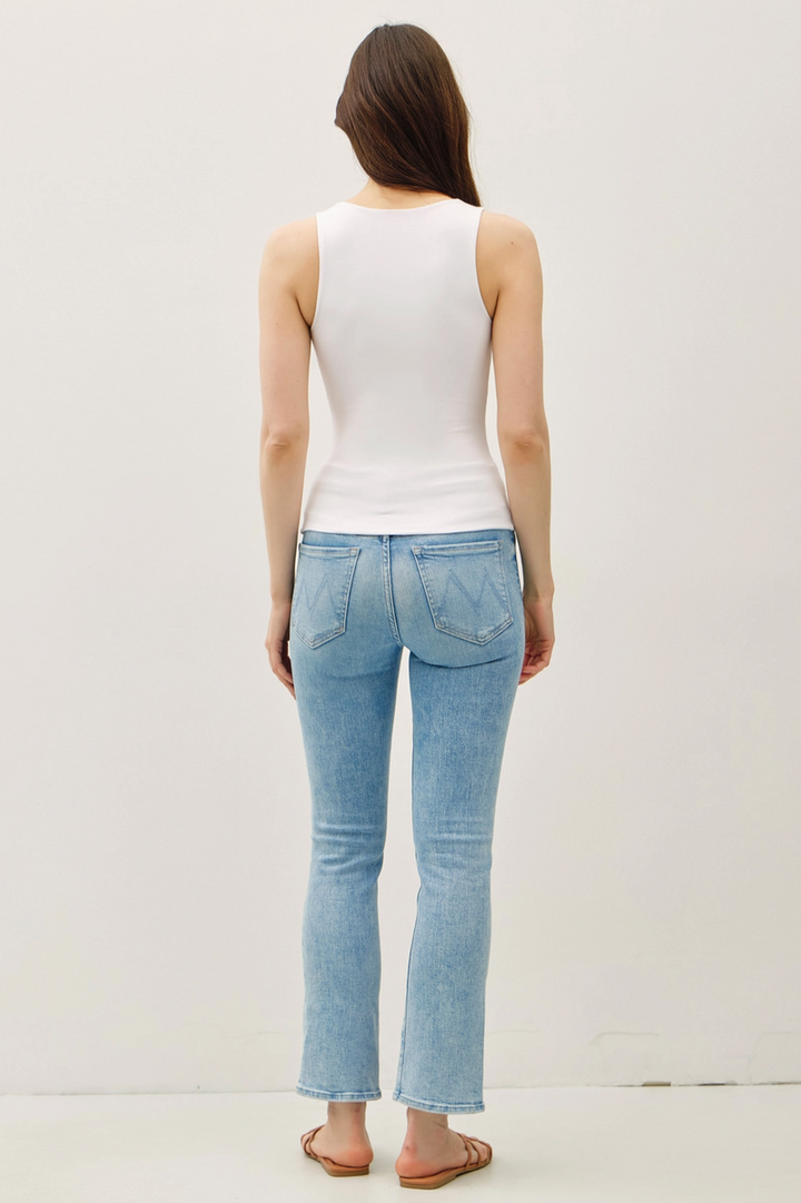 Be Cool - Soft Core Double Lined Basic Square Neck Tank