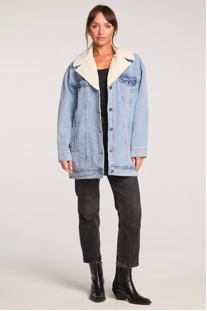 Saltwater LUXE - Elysia Jacket in Stonewash Denim