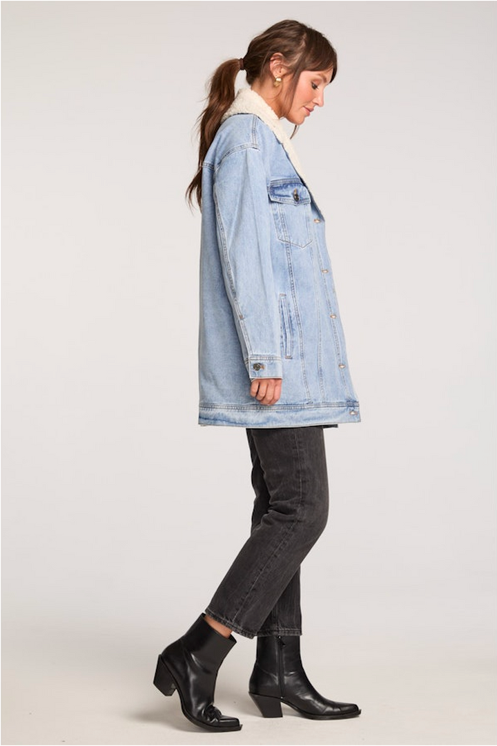 Saltwater LUXE - Elysia Jacket in Stonewash Denim